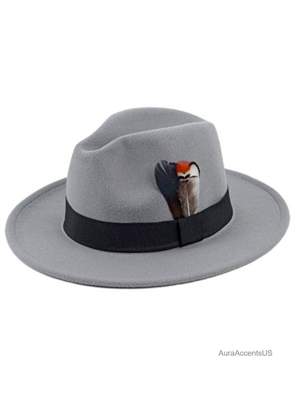 Classic Fedora Hat Cotton Polyester Wide Brim Panama Dress